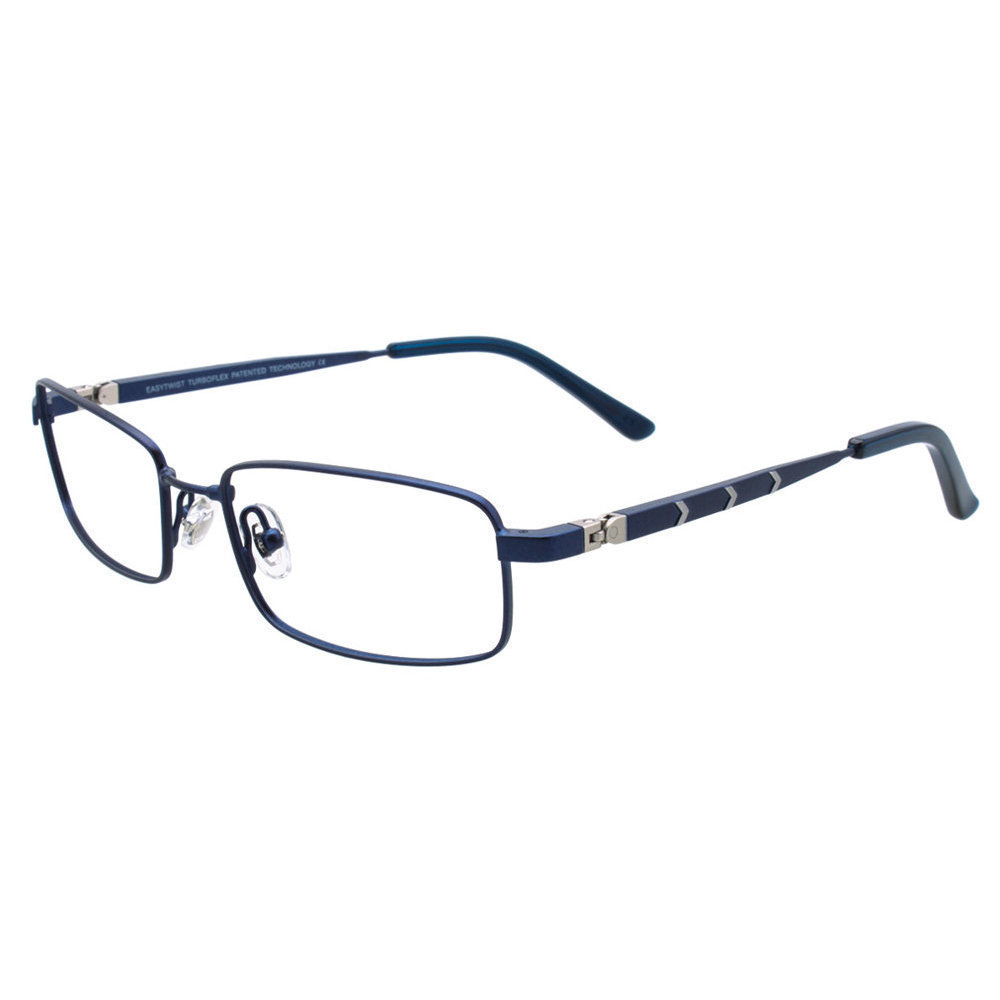 EASYTWIST ET967 Eyeglasses 050 Satin Navy   Silver 50mm